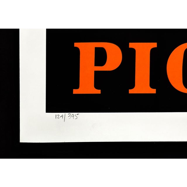 Pop Art 1990s Robert Indiana, Picasso, From the American Dream Portfolio (Hand Signed Screen Print) For Sale - Image 3 of 3
