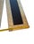 Metal Vintage Ornate Embossed Gold Metal/Tin Framed Chalkboard Signs, Lot of 2 For Sale - Image 7 of 8