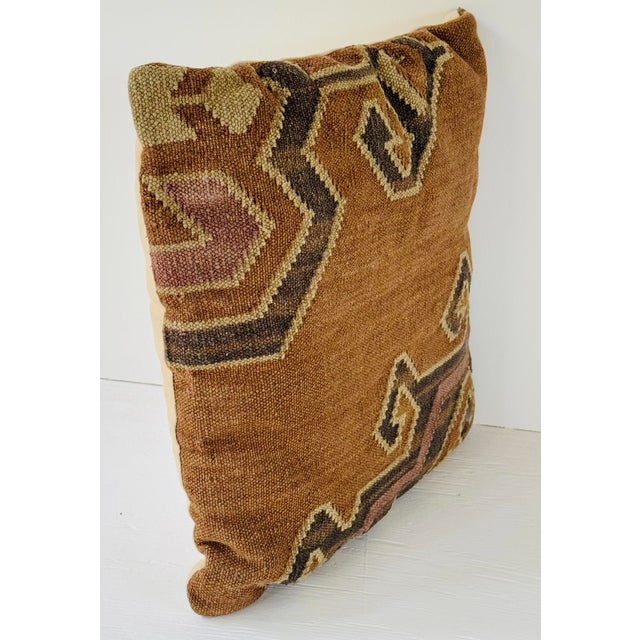 Early 20th Century Turkish Kilim Pillow For Sale - Image 9 of 12