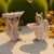 Plastic Woodland Squirrel Resin Bird Feeder Set (Set of 2) For Sale - Image 7 of 7
