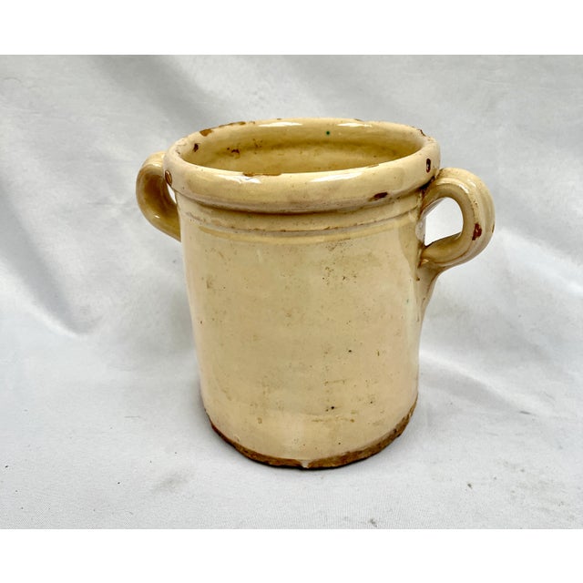 Rustic European Antique Italian Handcrafted Ceramic Confit Pot For Sale - Image 3 of 10