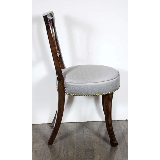 1940s 1940s Hollywood Greek Key Occasional Chairs by Grosfeld House - a Pair For Sale - Image 5 of 7