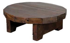 Octagonal Oak Coffee Table, Netherlands, 1960s