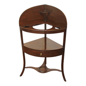 Circa 1790 George III Period Corner Washstand, English
