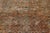 Textile Antique Kerman Lavar Orange-Brown and Blue Wool Persian Floral Rug For Sale - Image 7 of 9