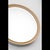 Visual Comfort Thomas O'Brien for Visual Comfort Signature Tricia 24" Illuminated Round Mirror in Matte White and Gild For Sale - Image 4 of 12