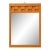 Vintage Lane “Staccato” Geometric Wood Frame Mirror For Sale