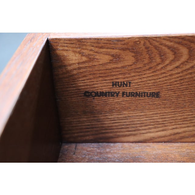Hunt Country Furniture Brandywine Hall Quarter Sawn Oak Buffet For Sale - Image 18 of 18