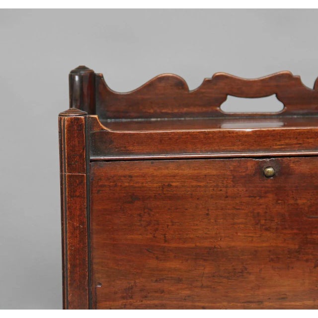 Mahogany Bedside Cupboard, 1780s For Sale - Image 9 of 11