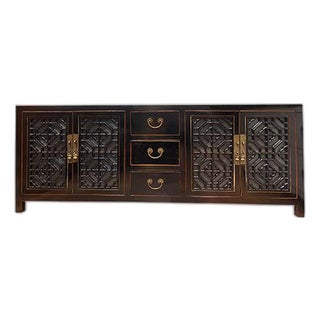 1990s Shiny Lacquer Inspired Tv Cabinet For Sale