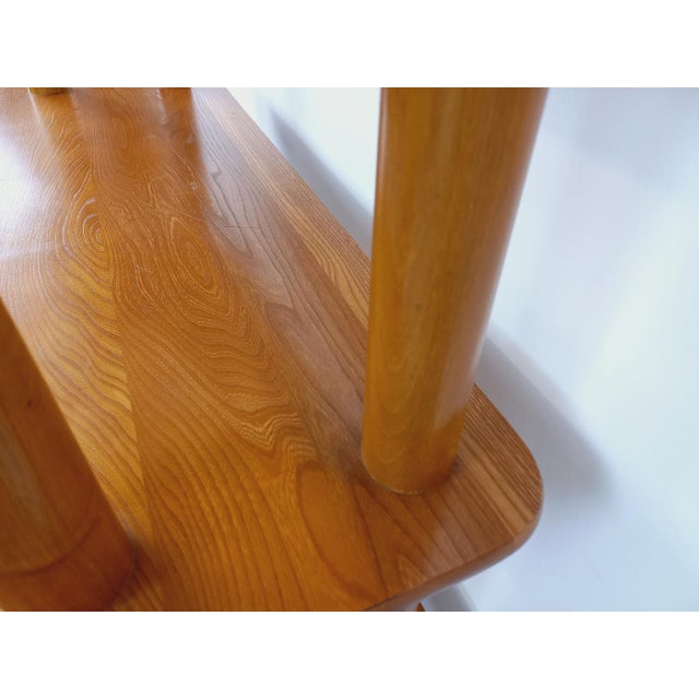 Vintage Elm Bookcase Shelf, 1980s For Sale - Image 15 of 17