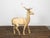 Mid 20th Century Vintage Midcentury Sculpture of a Walking Stag with Antlers and Natural Patina For Sale - Image 5 of 12