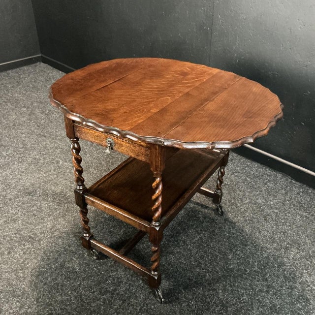 1920s Oak Afternoon Tea Trolley, 1925 For Sale - Image 5 of 8