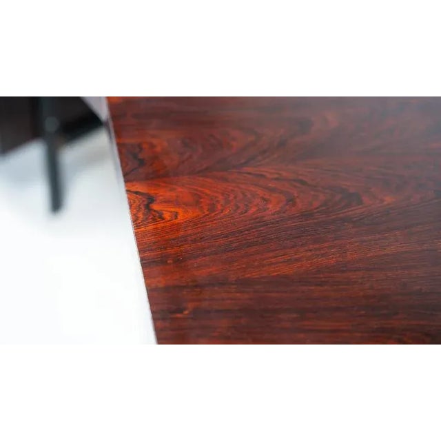 Mid-Century Modern Italian Wooden Desk with Drawers, 1960s For Sale - Image 9 of 18