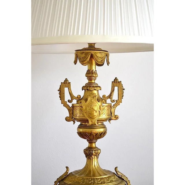 Metal Antique Table Lamp, 1880s For Sale - Image 7 of 18
