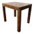 Vintage Burl Wood Waterfall Side Table Purchased From e.j. Audi Manhattan For Sale