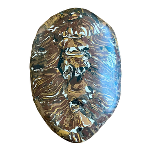 Vintage Italian Scagliola Pigmented Plaster Turtle Shell