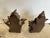 1980s Pmc Bronze Maple Leaf Bookends - a Pair For Sale - Image 4 of 7