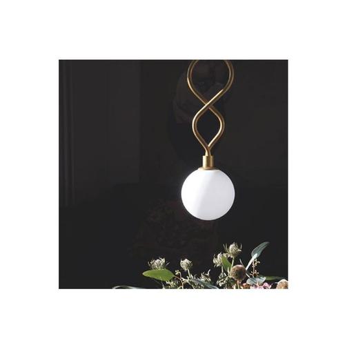 Metal Fire Globe Ceiling Lamp in Brass and Glass by Lisa Hilland for Konsthantverk For Sale - Image 7 of 8