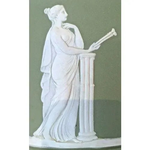 Ceramic Antique Wedgwood Neoclassical Vase For Sale - Image 7 of 10