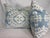 Transitional Schumacher "Omar Embroidery" in Sky 16"x20" Pillows-a Pair For Sale - Image 3 of 3