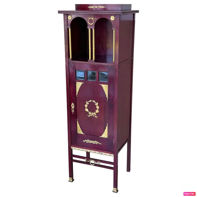 French Empire Ormolu-Mounted Cabinet Pedestal, Circa 1840 For Sale - Image 11 of 11