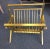 Stylish vintage polished brass campaign style magazine rack. It folds to a 5" depth. Perfect for a little extra storage...