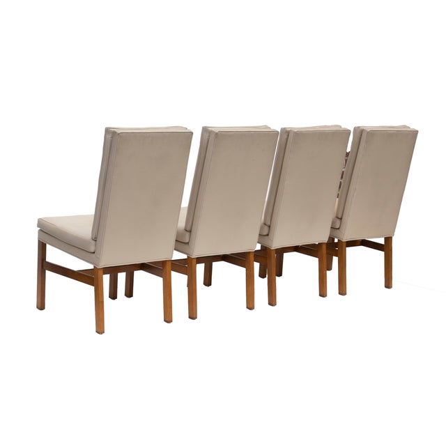 Johnson Furniture Tufted Dining Chairs Set of 4 Chairish