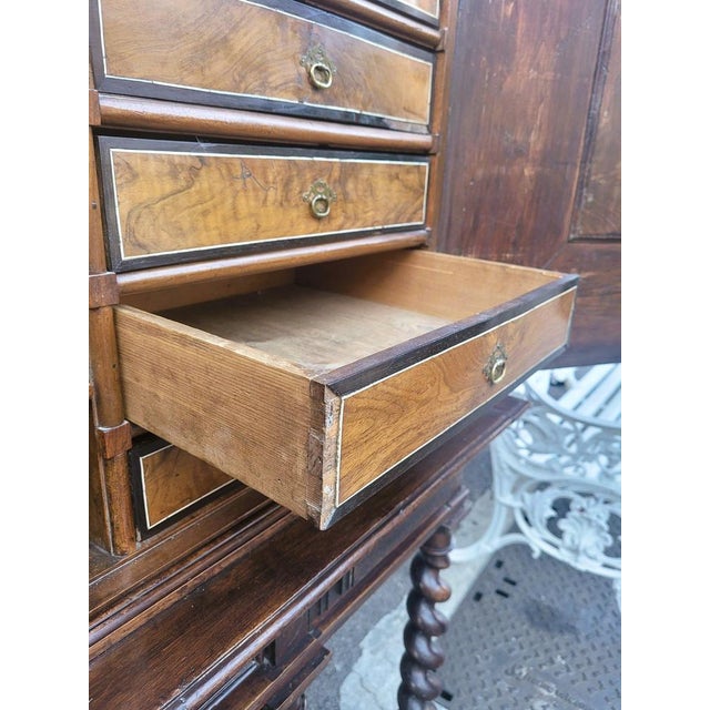 Large 19th Century Cabinet with Theater on Base, Holland For Sale - Image 14 of 18