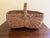 Late 19th Century American Oak Splint Basket With Wrapped Bentwood Handle For Sale - Image 10 of 12