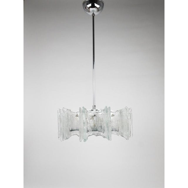 Vienna Ice Glass Star Chandelier by J. T. Kalmar for Kalmar, Austria, 1960s For Sale - Image 13 of 18