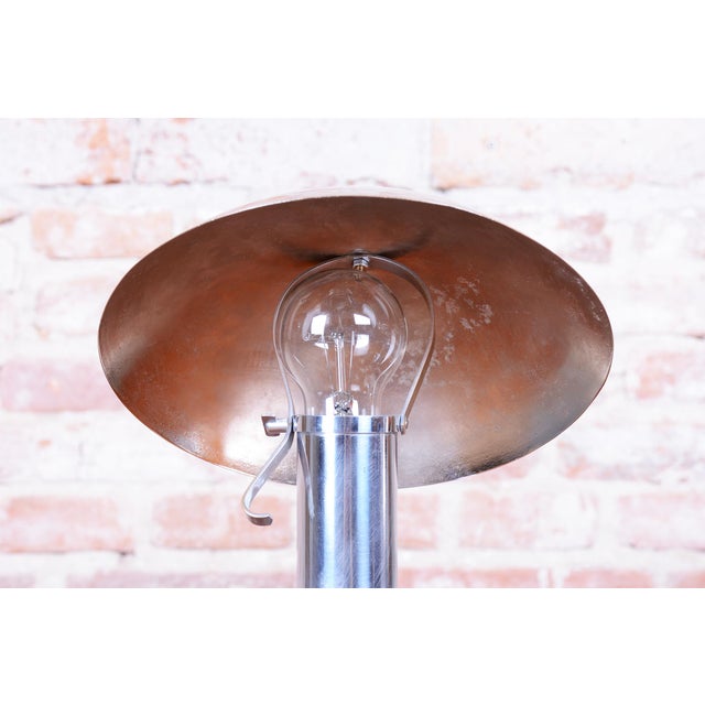 1930s Bauhaus Chrome Table Lamps from Miroslav Prokop, Czech, 1930s, Set of 2 For Sale - Image 5 of 13