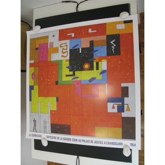 Poster: Tapestry of the Grand Court at the Palace of Justice in Chandigarh, 1954. Le Corbusier Artist: Le Corbusier Title:...