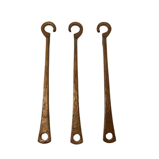 Brutalist Candleholder in Bronze For Sale - Image 10 of 11