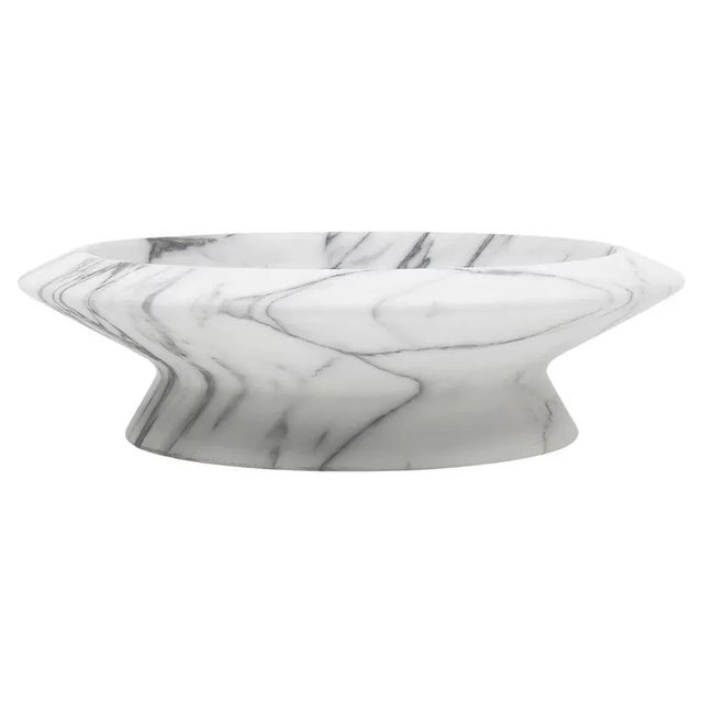Contemporary Bianco Arabescato Amaltea Bowl by Ivan Colominas For Sale - Image 3 of 3