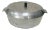 1930s Art Deco Lidded Oval Roaster Cast Aluminium For Sale