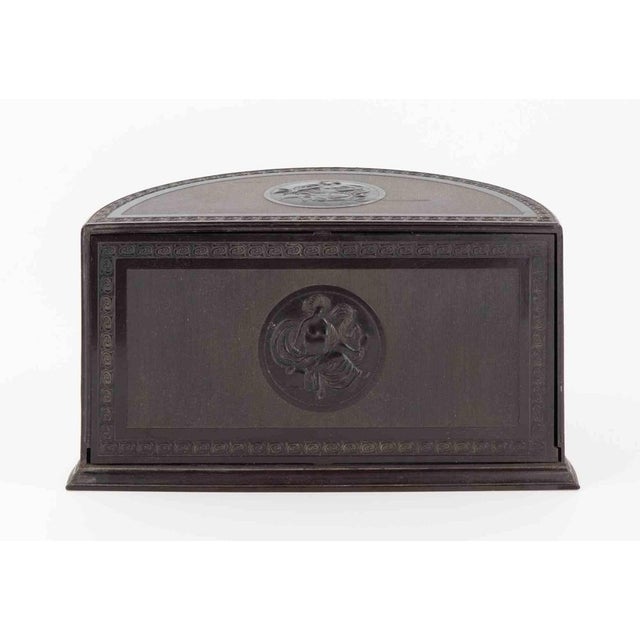 Vintage Art Deco Bakelite Half Moon Box by Linsden, Italy, 1930s For Sale - Image 4 of 10