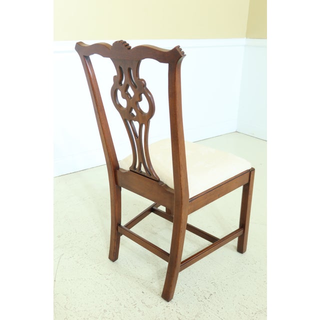 Hickory Chair Co Chippendale Mahogany Dining Room Chairs Set Of 6 Chairish