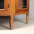 Brown Italian Cupboard in Walnut and Glass For Sale - Image 8 of 11