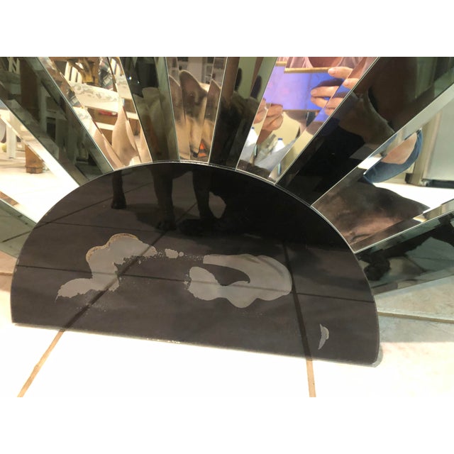 Vintage Art Deco Fan Mirror Chairish