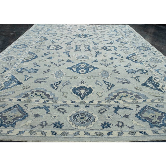 Turkish Oushak Rug 12'6" x 16'4" #18504 Explore a curated collection of hallway runners, wool rugs, and handmade...