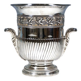 Silver Champagne Wine Cooler from Messulam Milano, 1970s For Sale