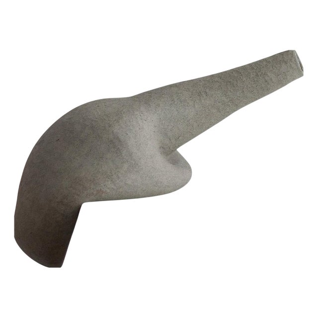 On the Edge of the Half Wall II Decorative Ceramic Vase by Lillian Tørlen For Sale