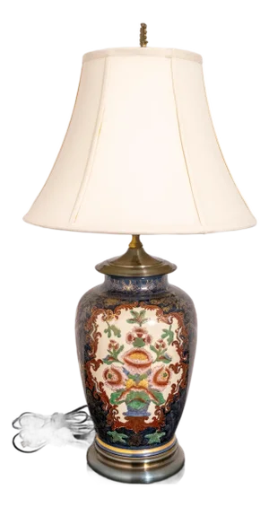 Wildwood Chinoiserie Cloisonné Crackle Porcelain Table Lamp