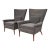 Paul McCobb Planner Group Mid-Century Modern Upholstered Lounge Chairs, Pair For Sale