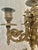 1930’s - 1950’s Pair of Continental Rococo Revival Griffin Handle Candelabra in Aged Gilt Metal For Sale - Image 9 of 12