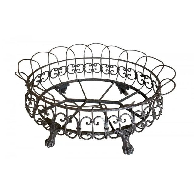 Iron Planter - French Napoleon III Period Jardiniere For Sale - Image 12 of 12