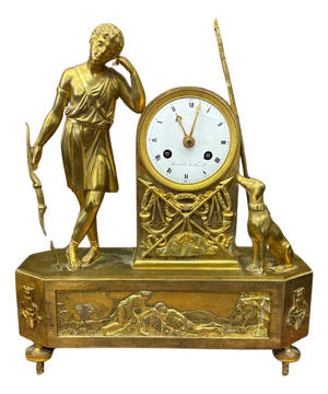 Antique Empire Melancholy Love Pendulum, 1810