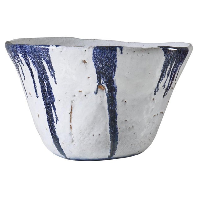 Monumental Danish Modern Stoneware Bowl attributed to Ole Bjørn Krüger, 1960s For Sale - Image 14 of 14