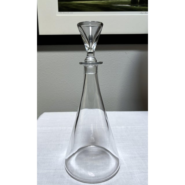 This is a vintage beaker-style decanter from Baccarat Ship's collection. (And yes, the apostrophe is part of the pattern...